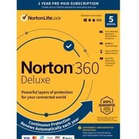 Norton 360 Deluxe + 50 GB Cloud Storage 1 Year 5 Dev EN EU (Software License)