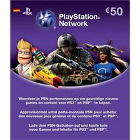 Playstation Network 50 Euro Card (GERMAN)