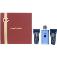 Dolce & Gabbana K 3 Piece Gift Set: Eau de Parfum 100ml - Aftershave Balm 50ml - | TJ Hughes