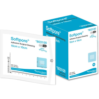 Softpore Adhesive Surgical Dressing 10x10cm 50 Pack