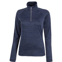 Dina Insula Ladies Half Zip Pullover - Navy