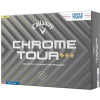 Callaway Chrome Tour Triple Diamond Triple Track Golf Balls - White