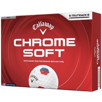 Callaway Chrome Soft 26 TruTrack Golf Balls - White