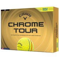 Callaway Chrome Tour 26 Triple Track Golf Balls - Yellow