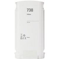 Compatible HP 738 Yellow Standard Yield Ink Cartridge (Replaces HP 498N7A)