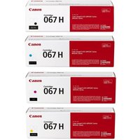 1 Full Set of Canon 067HBK and 1 x Colour Set 067HC/M/Y Original High Capacity Toner Cartridges