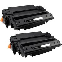 Compatible HP 11A Black Toner Cartridges (2 Pack) Twin Pack