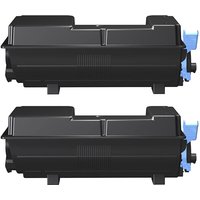 Compatible Kyocera Black TK-3412 Toner Cartridges (2 Pack) Twin Pack