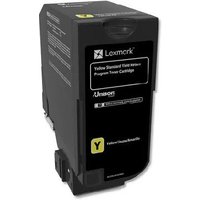 Lexmark 74C1HY0 Toner Cartridge Original Yellow