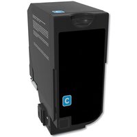 Compatible Lexmark 74C0H20 Cyan High Yield Toner Cartridge