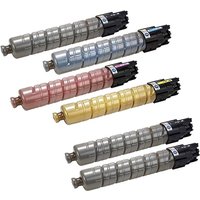 Compatible Ricoh 841918//19/20/21 Full Set + 2 EXTRA Black Toner Cartridges (6 Pack) Multipack