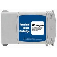 Compatible HP 80 High Yield Ink Cartridge (Replaces HP C4847A) (350ml) Magenta