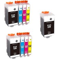 Compatible HP 934XL/935XL 2 Full Sets + 1 EXTRA Black Ink Cartridges (9 Pack) Multipack
