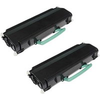 Compatible Lexmark E260A11A Toner Cartridges (2 Pack) Twin Pack Black