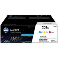 HP 202A (CF500AM) Tri-Colour Original Standard Yield Toner Cartridge