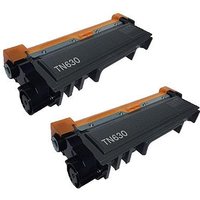 Compatible Brother TN630 Black Toner Cartridges (2 Pack) Twin Pack