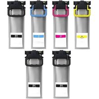 Compatible Epson 902XL Full Set + 2 EXTRA Black Ink Cartridges (6 Pack) Multipack