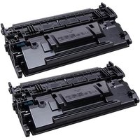 Compatible HP 87A Black Toner Cartridges (2 Pack) Twin Pack
