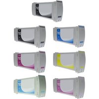 Compatible HP 792BK/C/M/Y/LM/LC Full Set + 1 EXTRA Black Ink Cartridges (7 Pack) Multipack