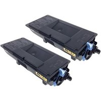 Compatible Kyocera TK-3162K Toner Cartridges (2 Pack) Twin Pack Black