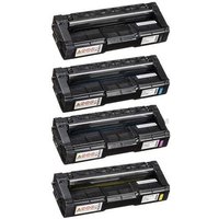 Ricoh M C250FW Printer Toner Cartridges (4 Pack) -408336 Multipack Original