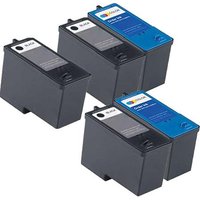 Compatible Dell M4640/M4646 2 Full Set + 1 EXTRA Inkjet Cartridges (5 Pack) Multipack