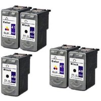 Compatible Canon PG-40/CL-41 2 Full Sets + 1 EXTRA Black Inkjet Cartridges (5 Pack) Multipack