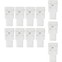 Compatible HP 738XL High Yield 2 Full Sets + 3 EXTRA Black Ink Cartridges (11 Pack) Multipack