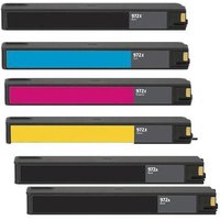 Compatible HP 972X BK/C/M/Y Full set + 2 EXTRA Black High Yield Ink Cartridges (6 Pack) Multipack