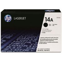 HP 14A Black Original Standard Capacity Toner Cartridge (CF214A)