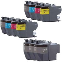 Compatible Brother LC402XLBK/C/M/Y 2 Full Sets+ 3 EXTRA Black High Capacity Ink Cartridges (11 Pack) Multipack