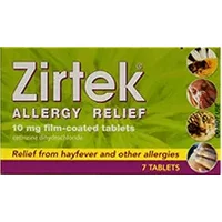 Zirtek Allergy Relief Tablets