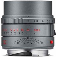Leica 50mm f2 ASPH APO-Summicron-M Lens - Metal Grey