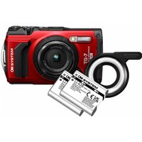 OM SYSTEM Tough TG-7 Macro Adventure Kit - Red