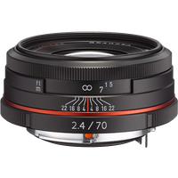 Pentax HD DA 70mm f2.4 Limited - Black