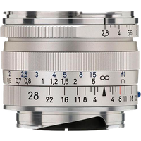 Zeiss Biogon T* F2.8 28mm ZM Leica Fit - Silver