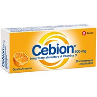 Cebion vitamina c gusto arancia 20 compresse masticabili