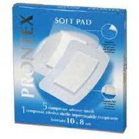 Garza prontex soft 10x8cm 6pz