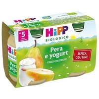Hipp bio omogeneizzato pera e yogurt 2vasettix125g