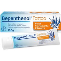 Bepanthenol tattoo pasta trattamento intensivo per rigenerare la pelle tatuata 100g