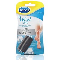 Scholl Velvet Soft cristalli di diamante 2 ricariche