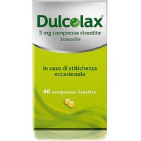 Dulcolax compresse contro la stitichezza occasionale 40 compresse rivestite 5 mg