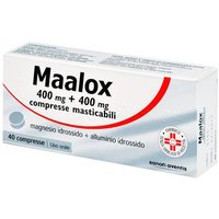 Maalox*40cpr mast 400mg+400mg