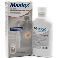 Maalox*os sosp 250ml 4+3,5% me