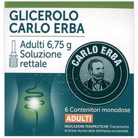 Glicerolo adulti Carlo Erba 6 contenitori 6,75g