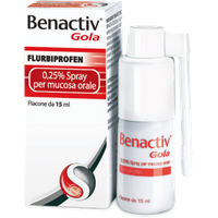 Benactiv gola spray orale 15ml 0,25%