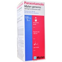 Paracetamolo mylan generics 120mg/5ml 120ml