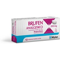 Brufen analgesico 200mg 12 compresse rivestite