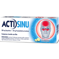 Actisinu*12cpr 200mg piu 30mg