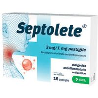 Septolete*16past 3mg piu 1mg eucal